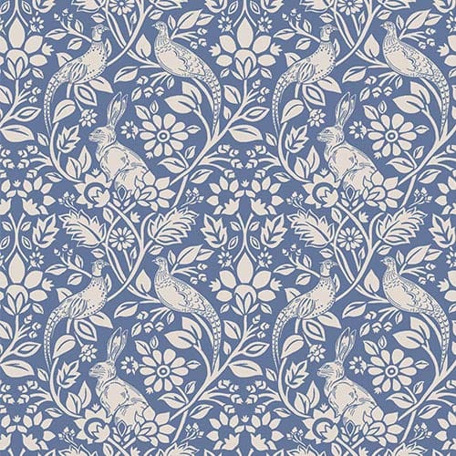 Heathland Wallpaper Indigo