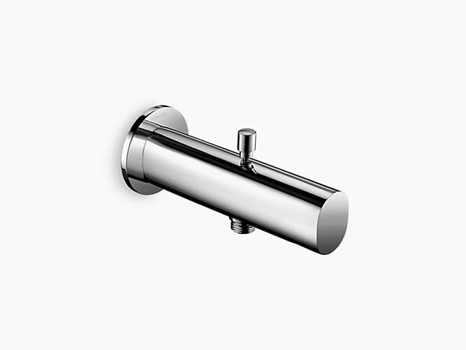 Cuff Bath spout in polished chrome
