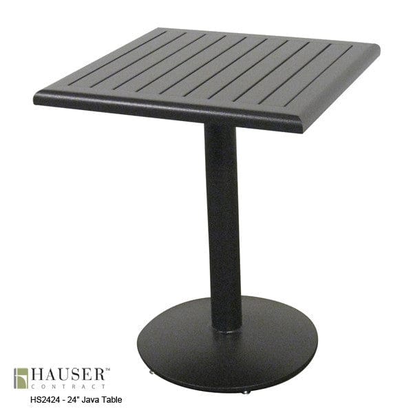 Java Aluminum Slat Table-HS2424 Java Aluminum Slat Table