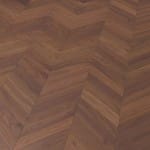 Chevron Smoked Oak Rustic Room Shot