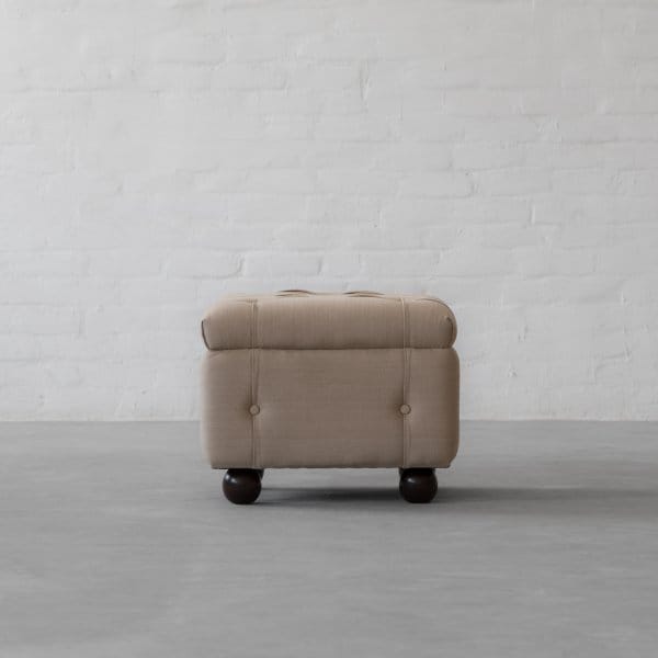 Chesterfield Fabric Ottoman-3