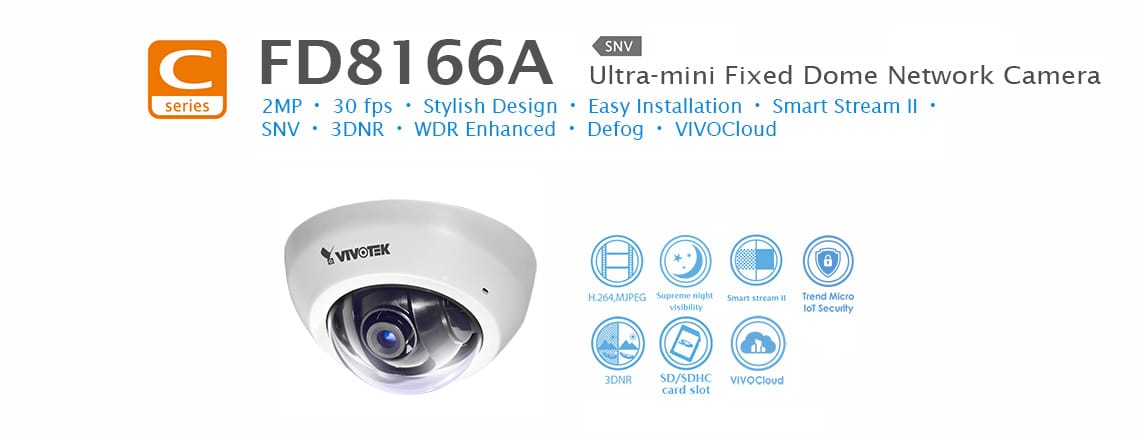 Fixed Dome Network Camera Fd8166a