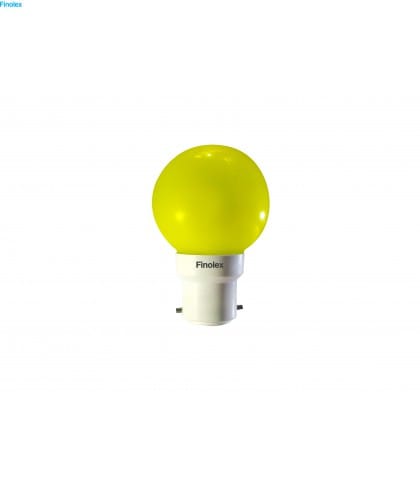 PACK OF 10 FINO LED BULB 0.5W YELLOW B22