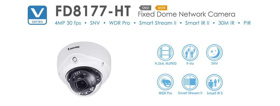 Fixed Dome Network Camera Fd8177-ht