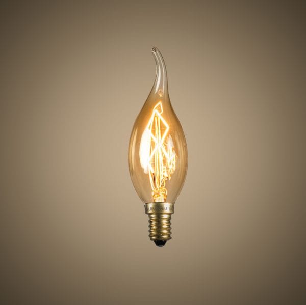 TEARDROP CANDELABRA FILAMENT BULB