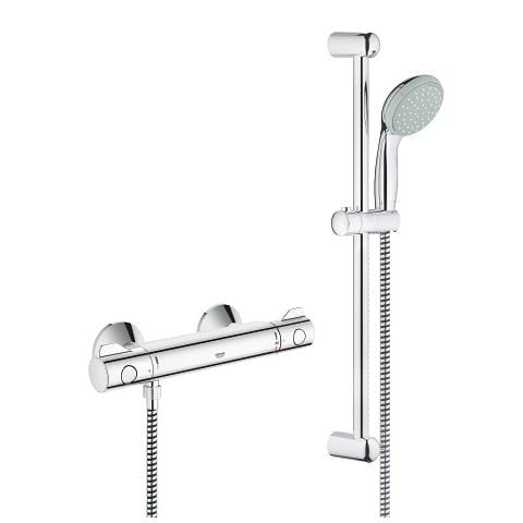 Grohtherm 800 Thermostatic Shower Mixer 1/2 With Shower Set-34565000