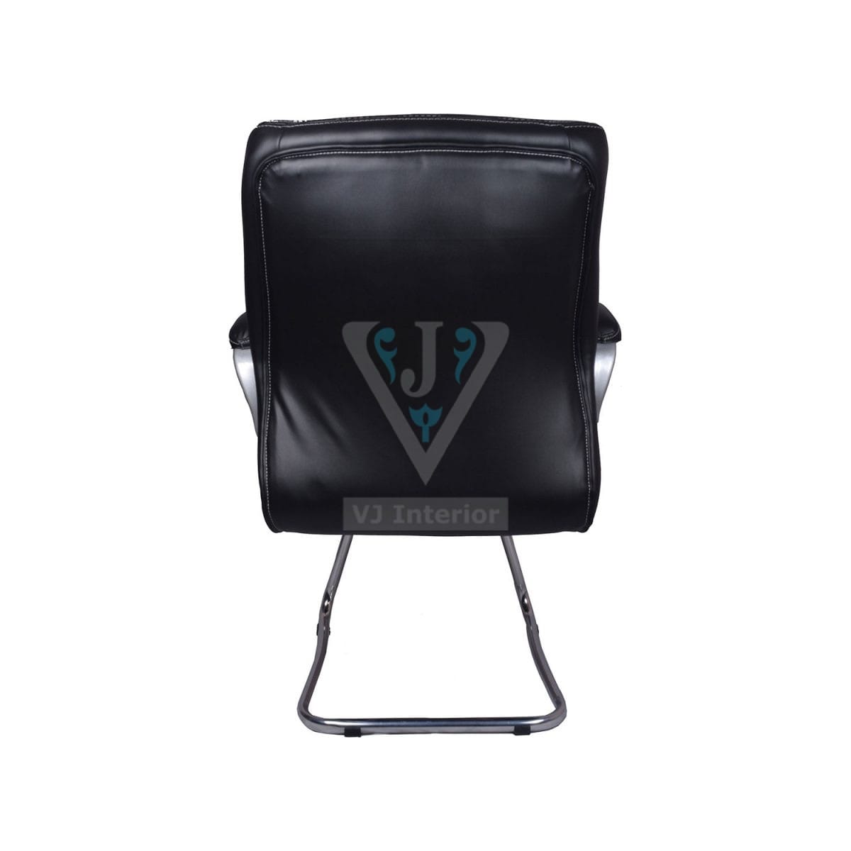 The Century Black Visitor Chair With Fix Frame