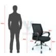 Executive Task Chair Medium Back In Black Color (the Avion)