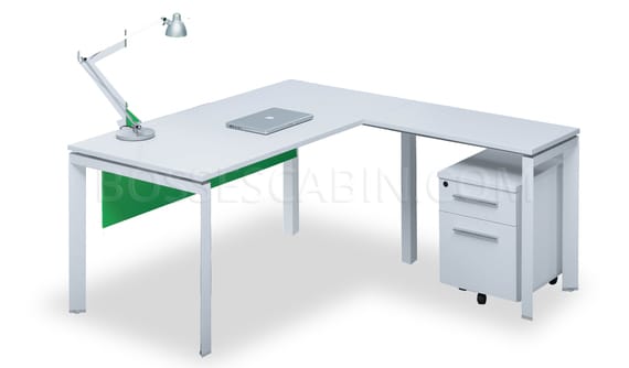 E-half 5 Ft. Office Table With Side Return - Bcth-15n