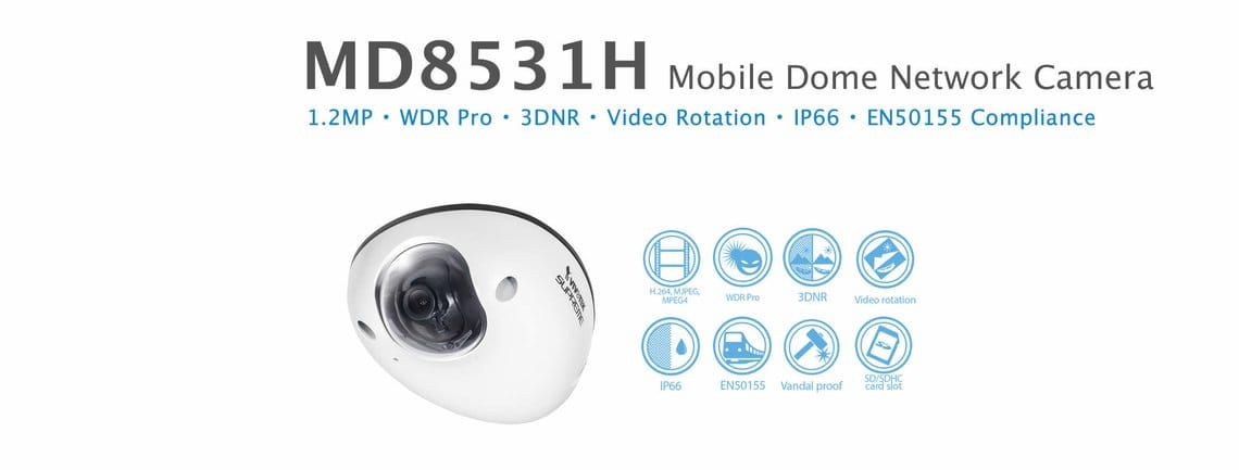 Mobile Dome Network Camera Md8531h