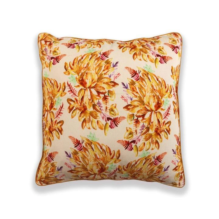 Floral Dreams / 122 White Yellow / Cushion Cover