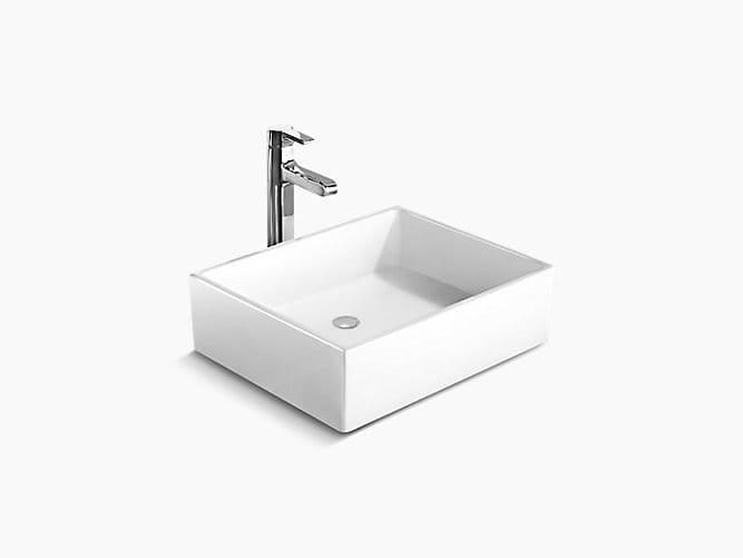 Delta Vessel lavatory without faucet hole
