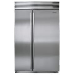 Side-by-Side Refrigerator/Freezer with Internal Ice & Water Dispenser-ICBBI-48SID