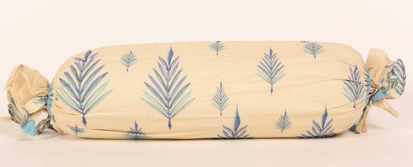 Leaf Print Bolster 202 Blue