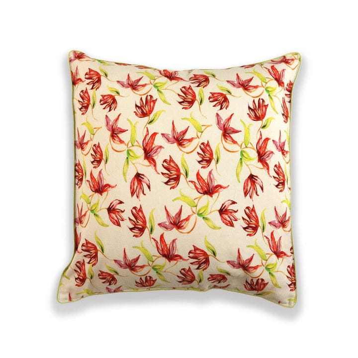 Floral Dreams / 124 White Red / Cushion Cover