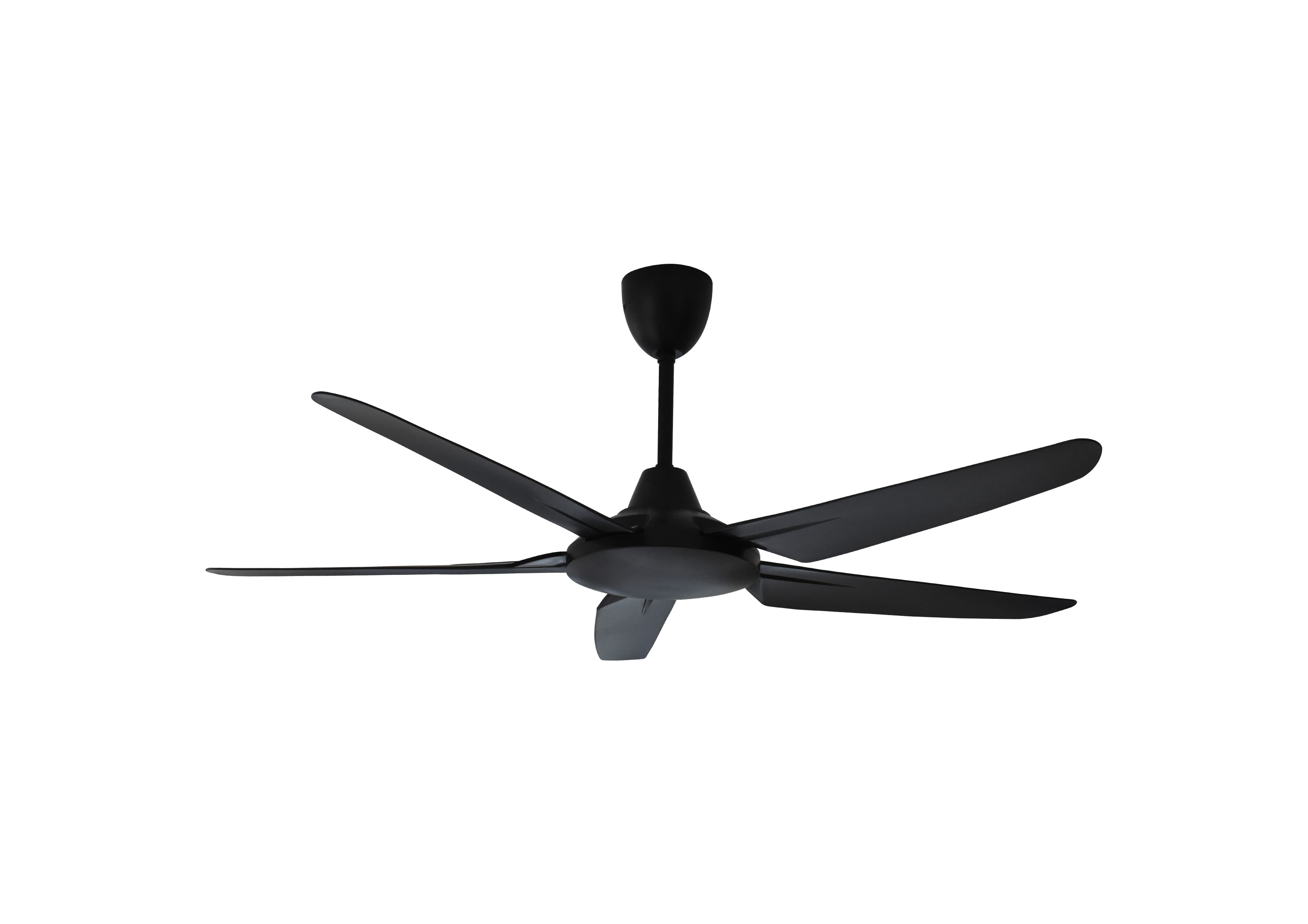 Race Black -modern High Tech Ceiling Fan