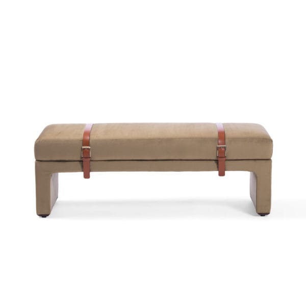 WRAP  TYE  OLIVE OTTOMAN