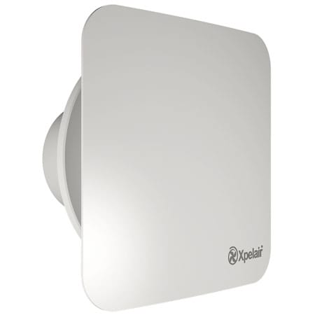 Simply Silent Contour C6hts 6"/150mm Square Extractor Fan With Humidistat And Timer