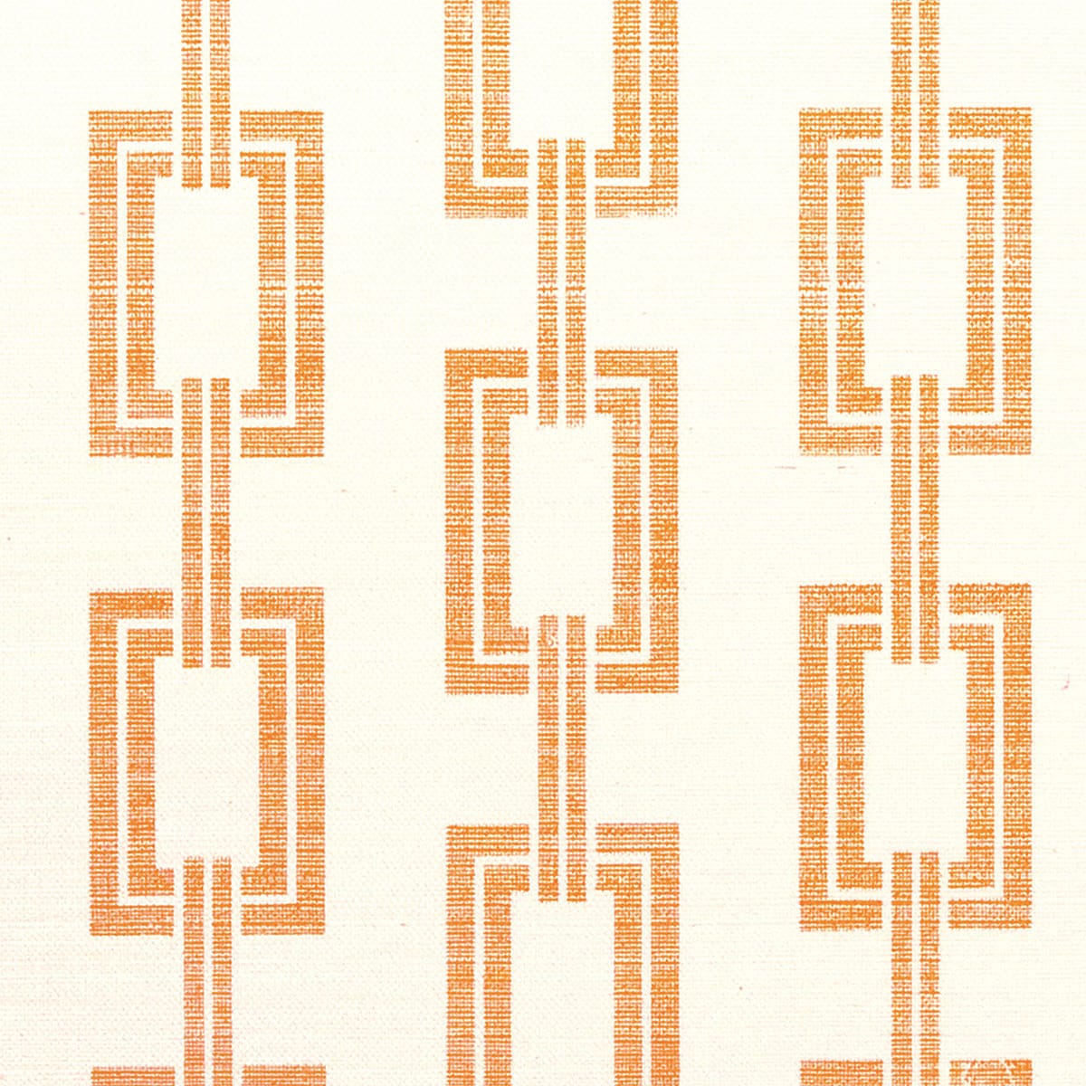 Archive/chain Link - Orange On Ivory Manila Hemp