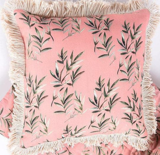 Soothing Tropical Peach Cushion cover 111