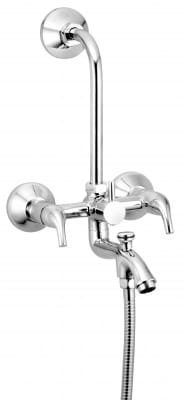 3 In 1 Wall Mixer With Bend-1645