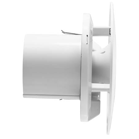 Simply Silent Contour 4" 100mm Round Bathroom Fan With Pullcord