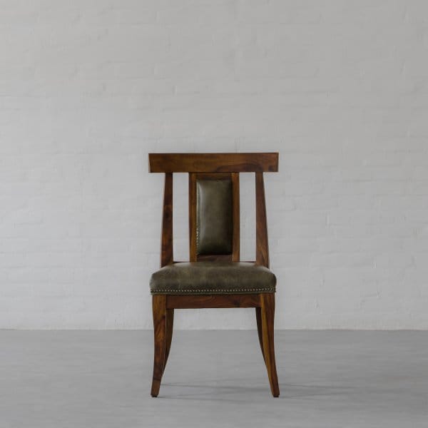 Arcade Dining Chair Leather- Armless