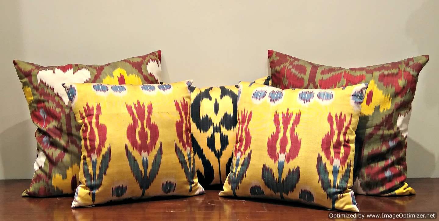 Ikat Cushions