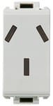 2P+E 10A Argentinian outlet white