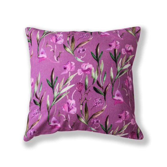 Floral Dreams Cushion Cover-Purple-109 16'x16'