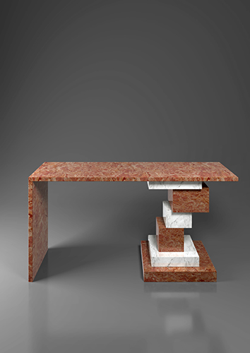 Ice Block End Table