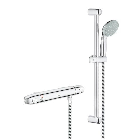 Grohtherm 1000 Thermostatic Shower Mixer 1/2 With Shower Set-34152003