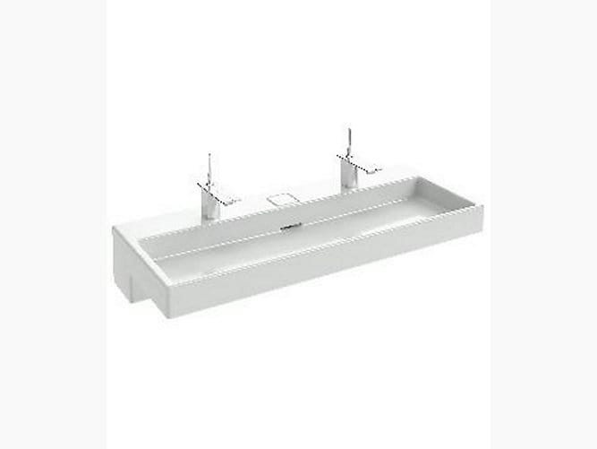 Terrace Vanity Top with two faucet hole
