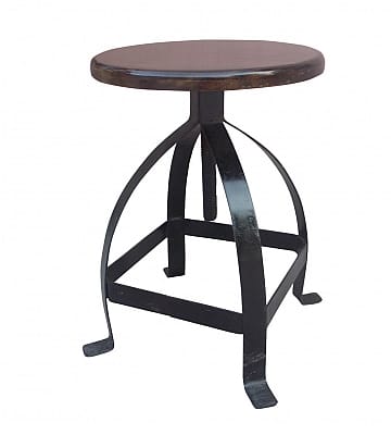 Industrial Iron Stool With Beautiful Bar 