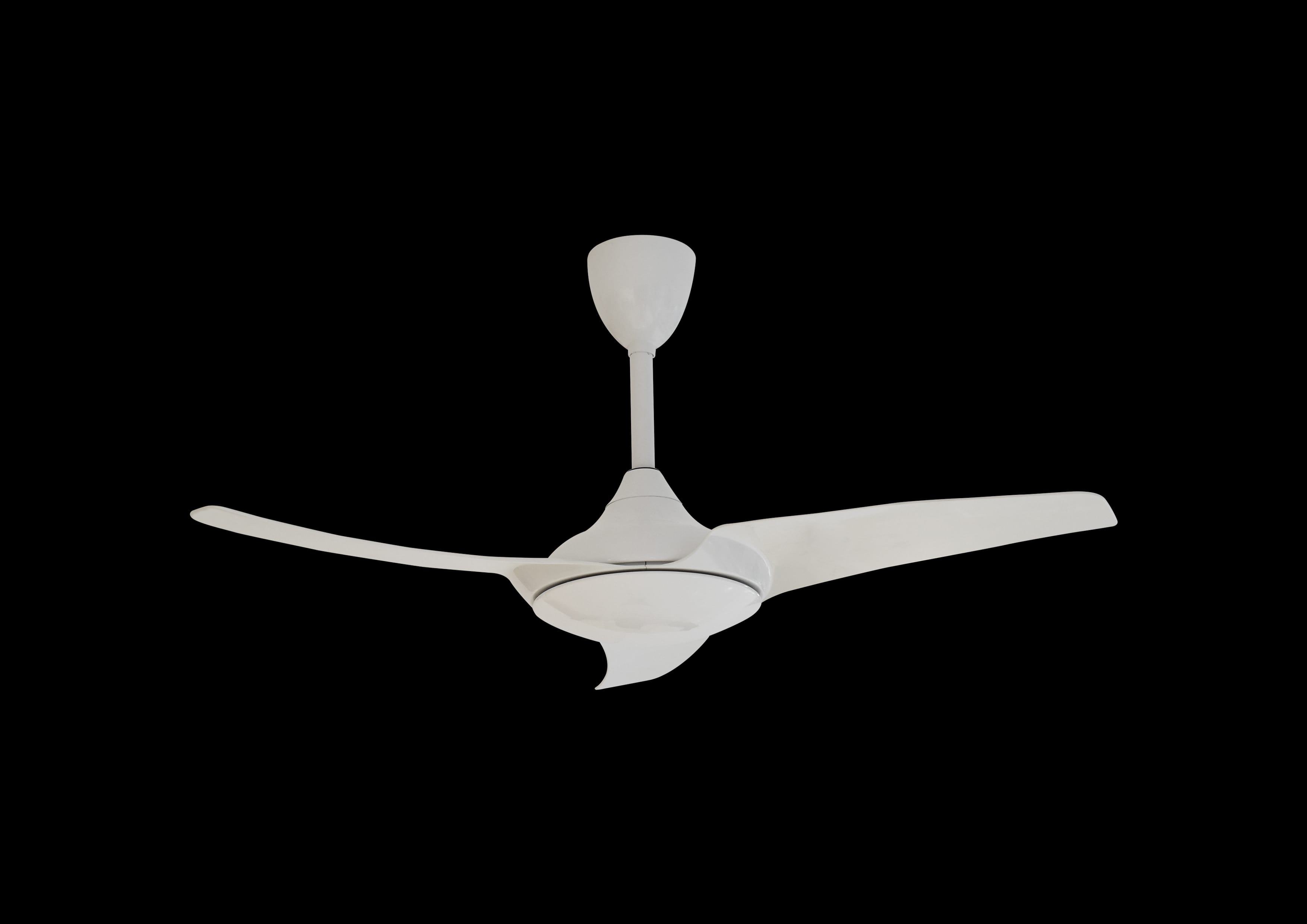 Alpha White -modern High Tech Ceiling Fan