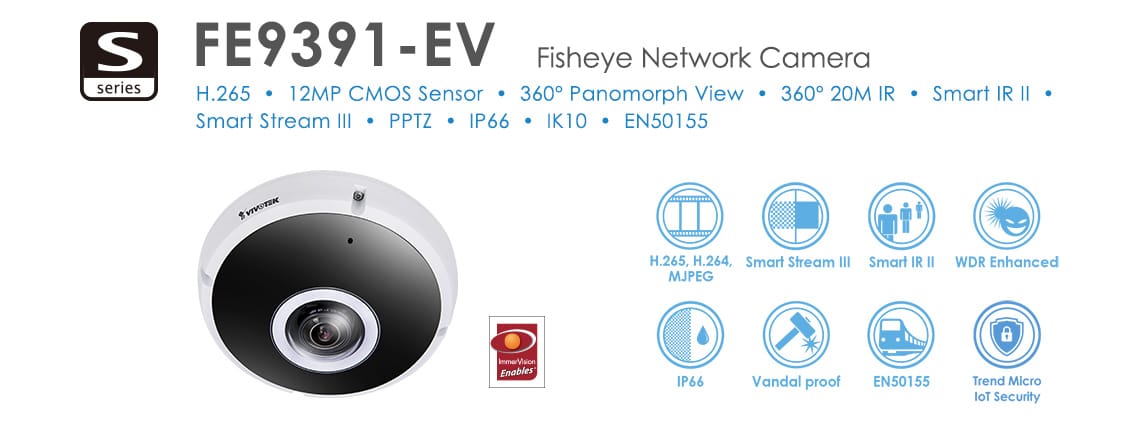 Fisheye Network Camera Fe9391-ev