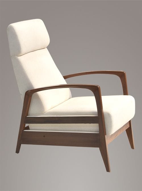 Mid-Century Upholstered Easy Chair