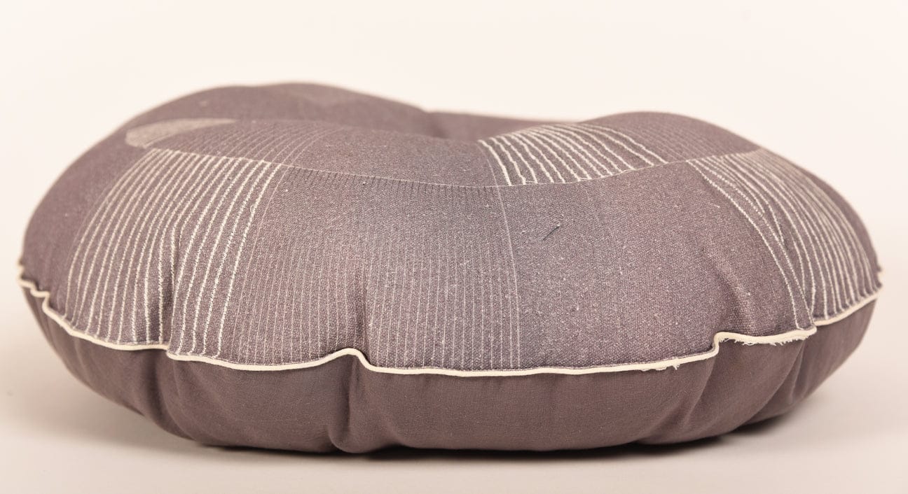 Multi Purpose Floor Cushion-Gray-Round