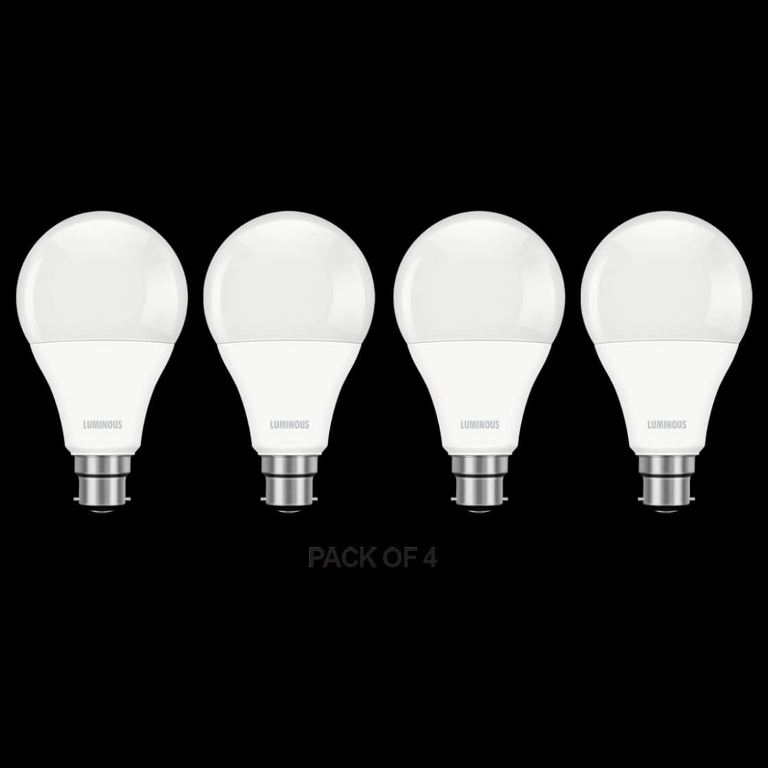 9W LED Bulb - Pack of 4