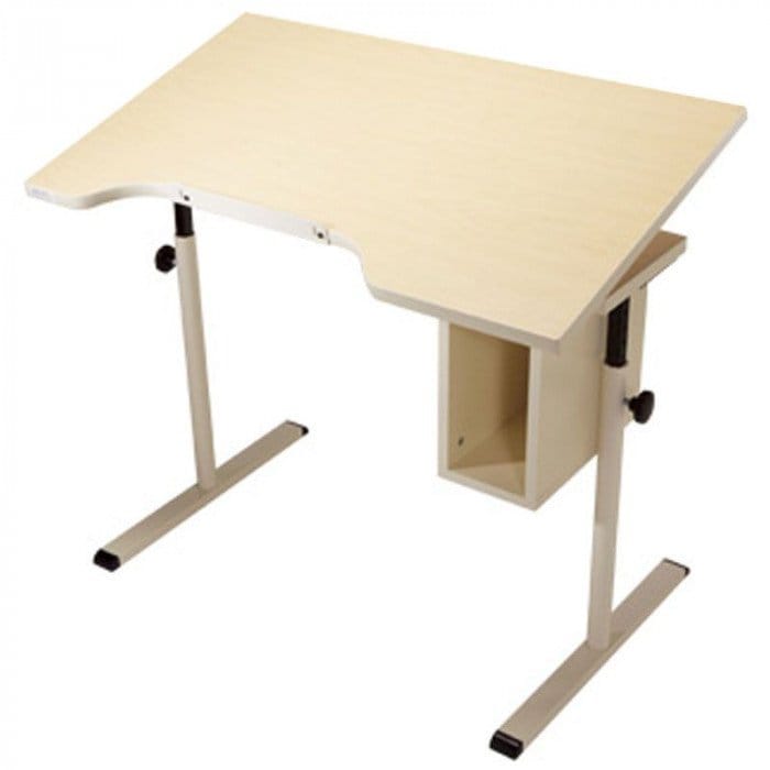 Adjustable Tilt Ada Desk With Storage 40” X 24”