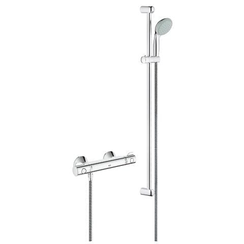 Grohtherm 800 Thermostatic Shower Mixer 1/2 With Shower Set-34566000