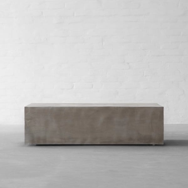 Concrete Island: Block Coffee Table