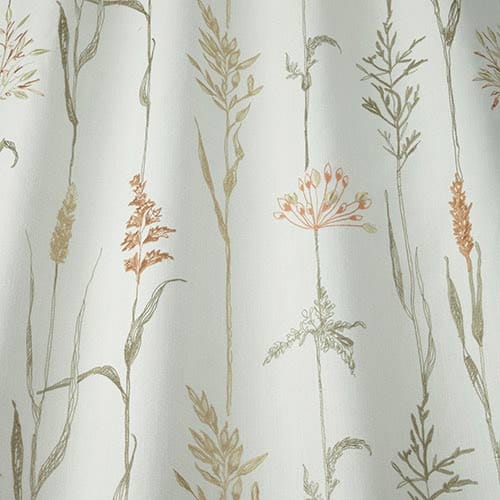 Field Grasses Fabric Coral