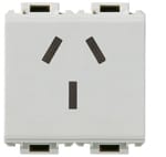 2P 20A Argentinian outlet white