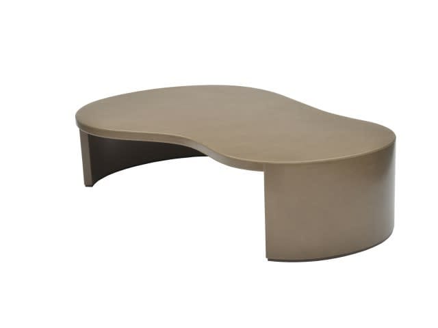 Lute Leather Cocktail Table