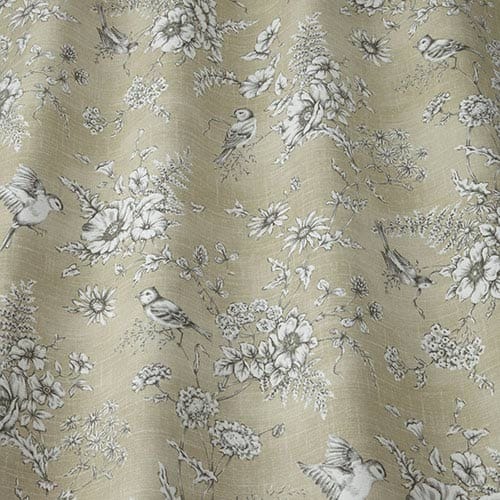 Finch Toile Fabric Barley