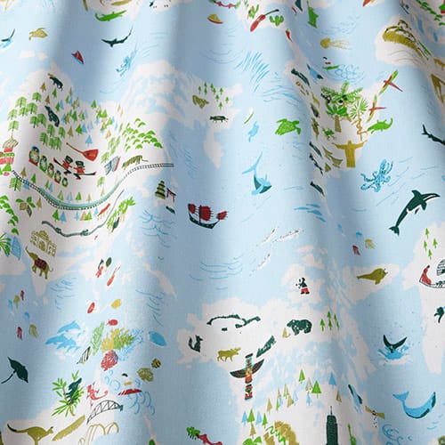 Big Wide World Fabric Sea