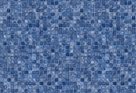 Mosaic Light Blue Full Floor Inground Vinyl Liner