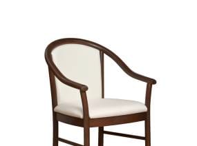 Alcove Curvilinear Back And Arm Rail Chair