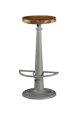 Industrial Iron Stool